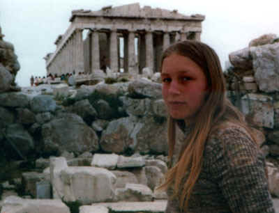 Polly at the Acropolis 1976
