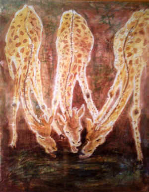 Batik Giraffes