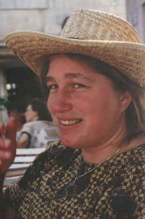 Polly in a straw hat1994