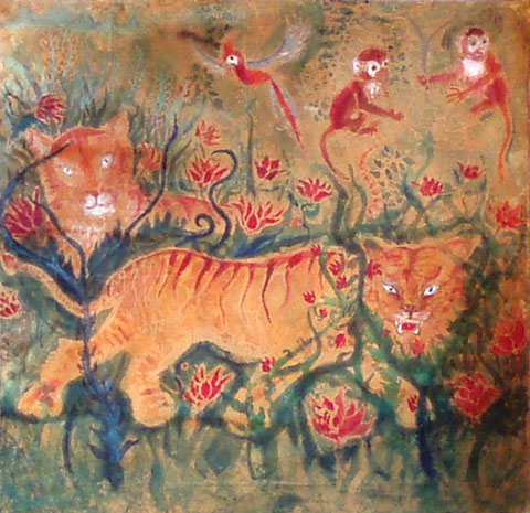 Tigers Batik
